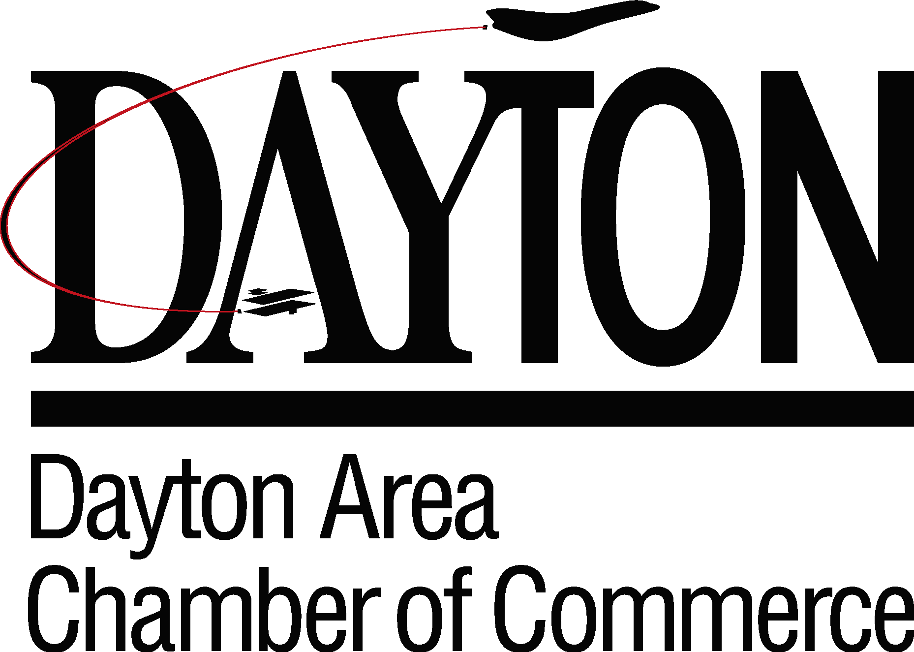 Dayton Area Chamber Of Commerce  BLACK Logo Vector Logo